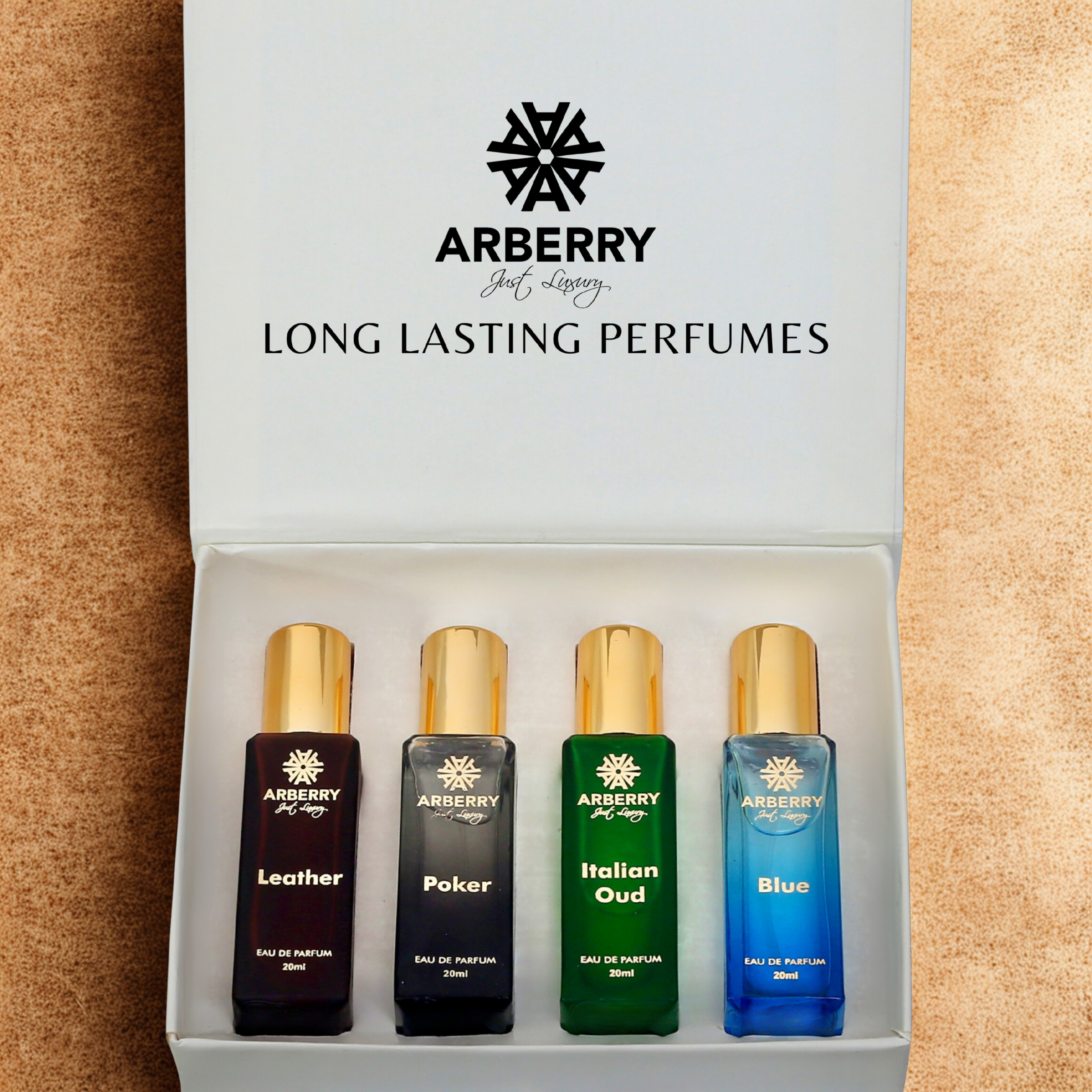 ARBERRY MENS BLENDS 4X20ML COMBO UNISEX EDP 80ML
